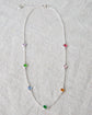 Silver Pop of Color Necklace