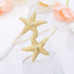 New Fashion Golden Alloy 2 Starfish Arm Bracelet for Women  Summer Beach \Dance Party Cuff Bracelets Jewlery Accessories Gifts