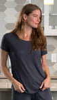 Women’s Bamboo Lounge Set - Lounge T-Shirt + Lounge Shorts